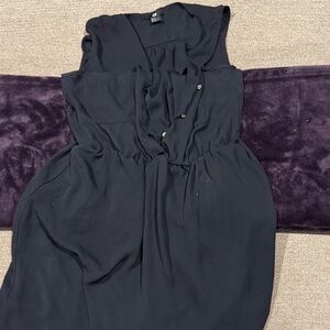 H&M Black Midi Dress